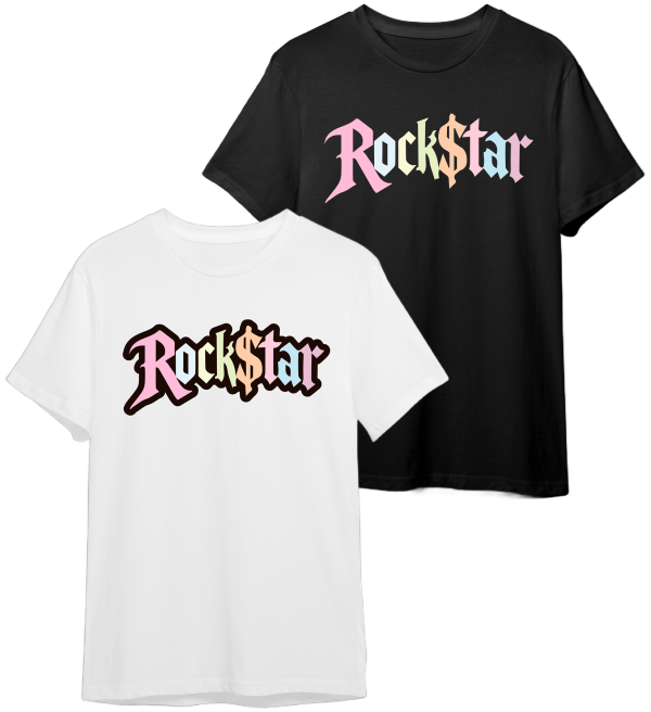 Rockstar Logo Pastel Colors