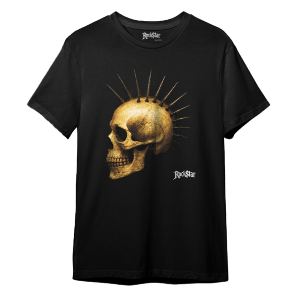 Skull with Mohawk