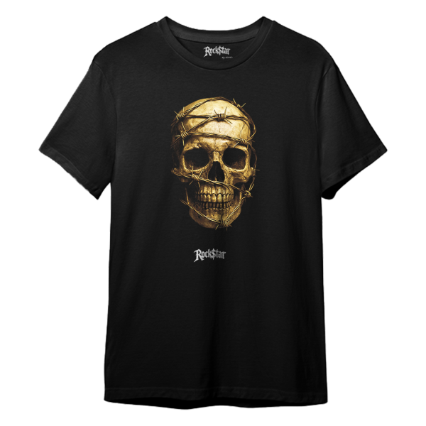 Skull barbed wire