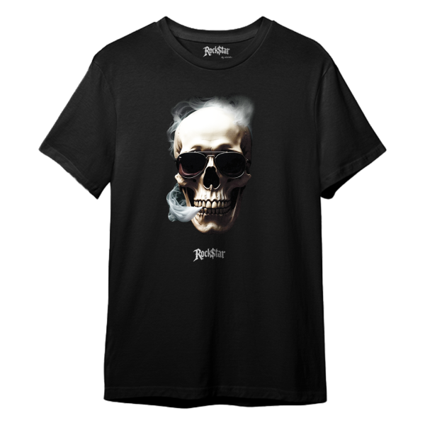 Skull and smoke