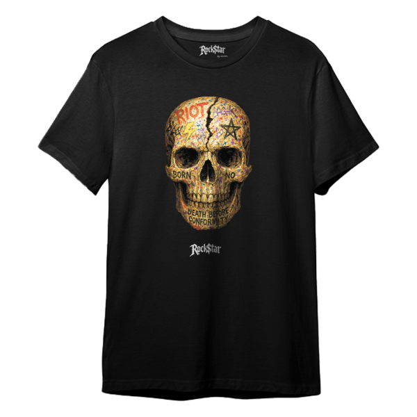 Skull painted
