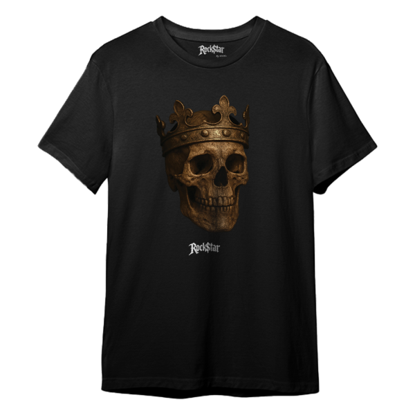 Skull with crown