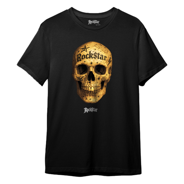 Skull with tattoos