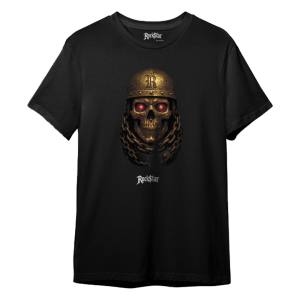 Skull with chains