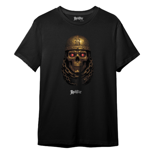 Skull with chains