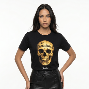 Skull with tattoos