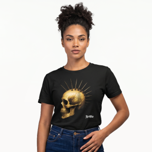 Skull with mohawk