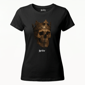 Skull with crown