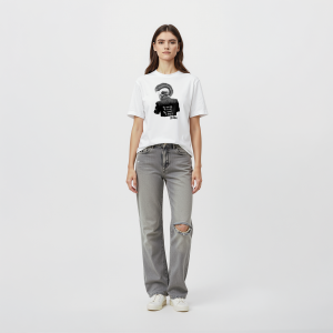 Camiseta Unisex Oversized Weird Skull