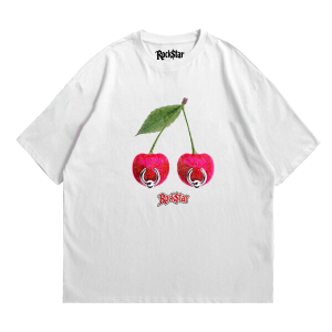 Camiseta Unisex Oversize Badass Cherries - Image 2