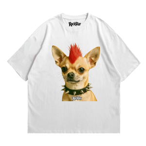 Camiseta Unisex Oversize Dog Punk
