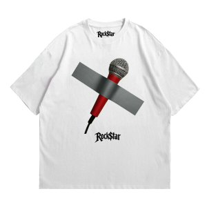Camiseta Unisex Oversize Microphone And Tape - Image 2
