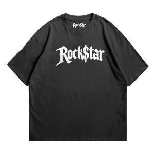 Camiseta Unisex Oversize Rock$tar Black - Image 2