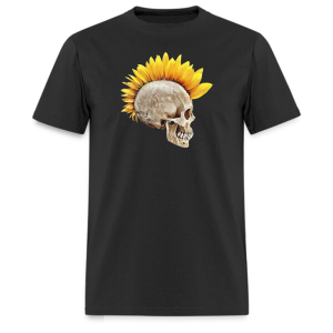 Camiseta Hombre Sunflower Skeleton Black - Image 2
