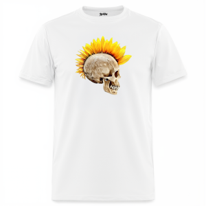 Camiseta Hombre Sunflower Skeleton White - Image 2