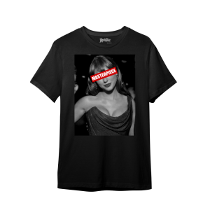 Camiseta Ajuste Mediano Masterpiece para Hombre en Negro