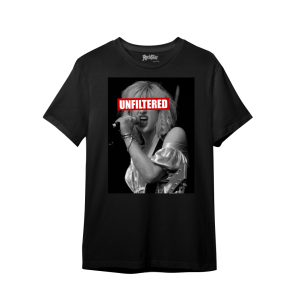 Camiseta Ajuste Mediano Unfiltered para Hombre en Negro