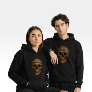 Hoodie Unisex Skull Tatto