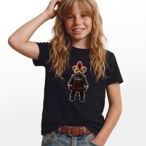Camiseta para niña Punk Bear Girl